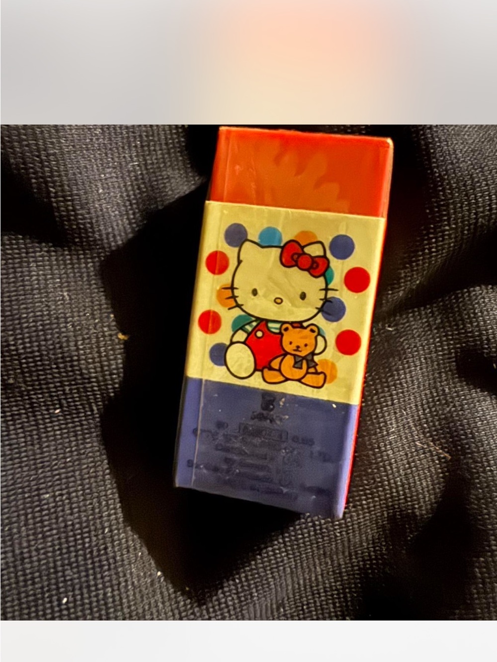 Hello Kitty Red School Scene Eraser